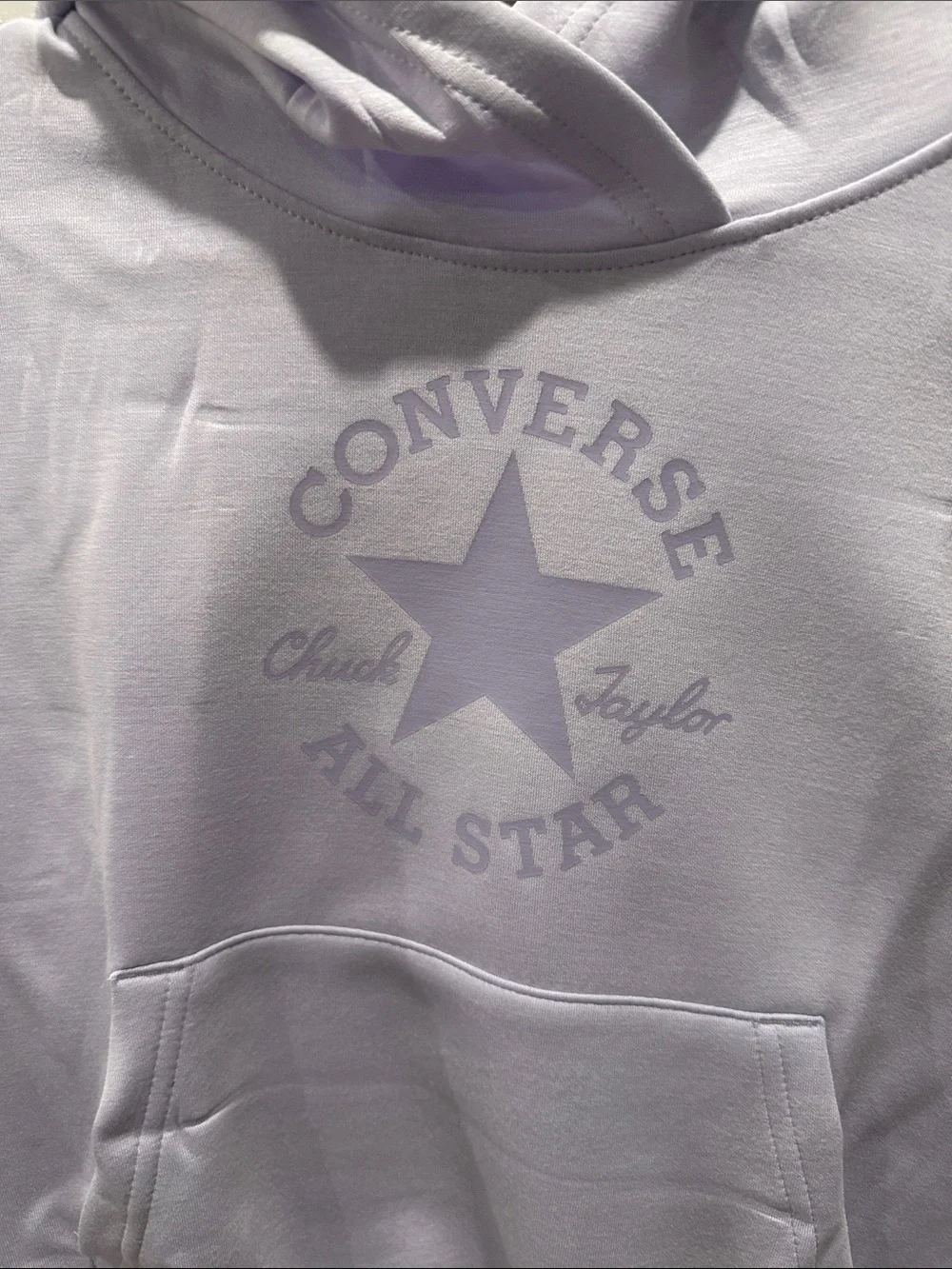 Converse Lavender Kids Hooded Pajama Set